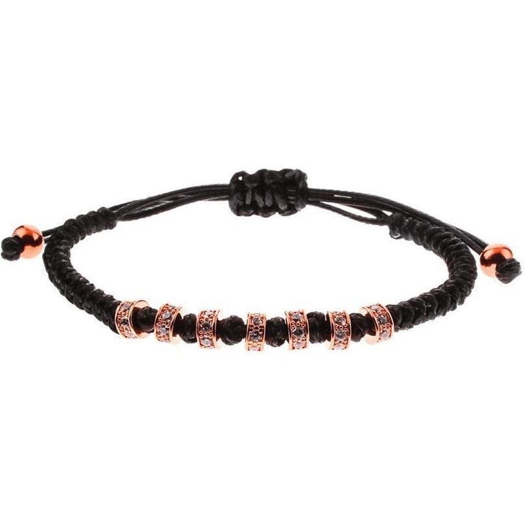 Mister Infinity Bracelet - Black & Rose Gold