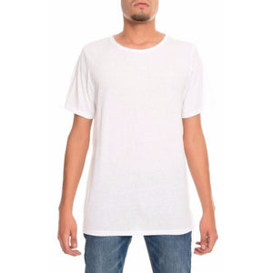 Raw Neck Tri-Blend Tee (White)