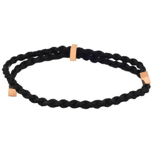 Mister Essence Bracelet - Black & Rose Gold